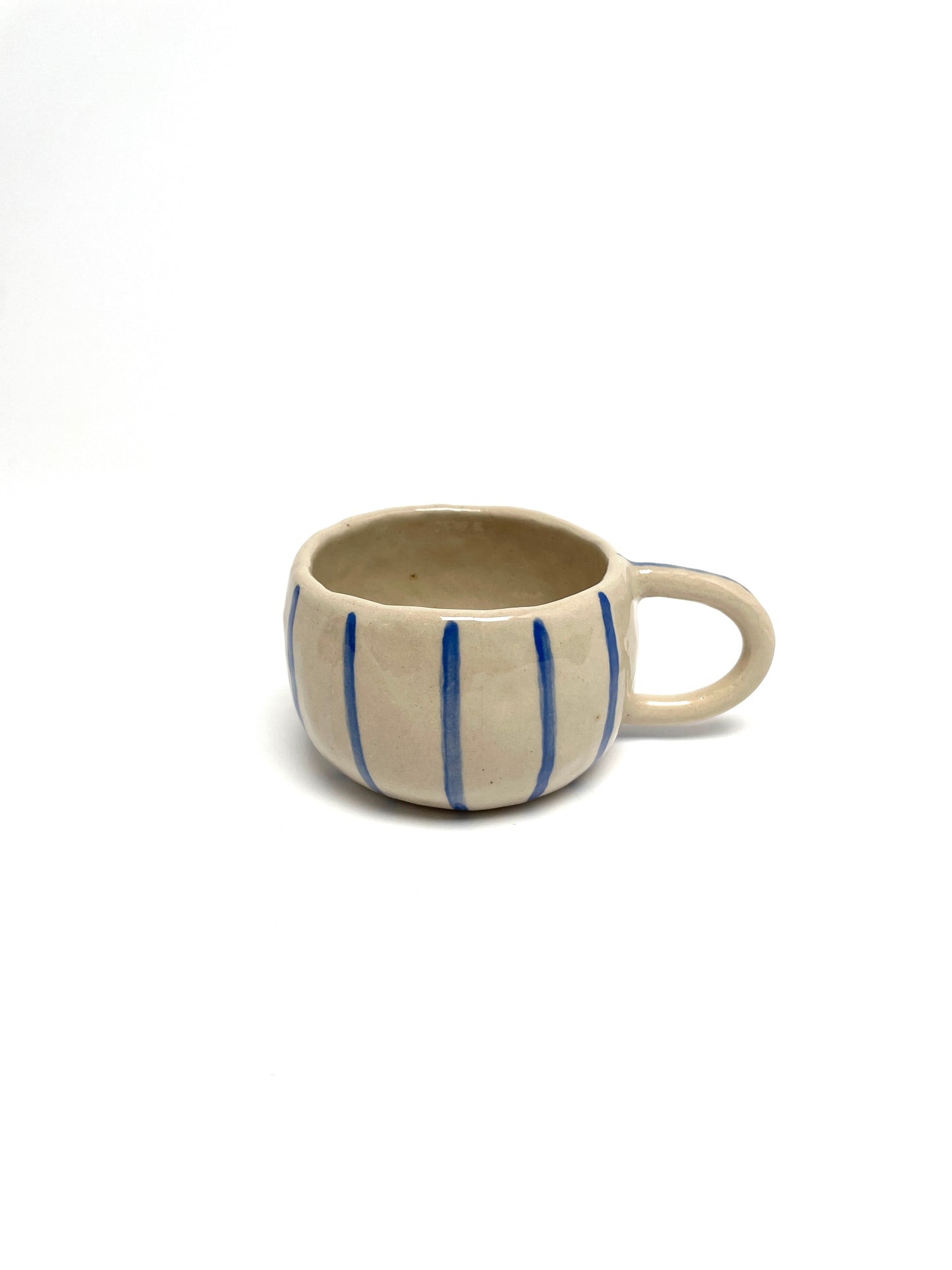 Stripped cup - Deep blue