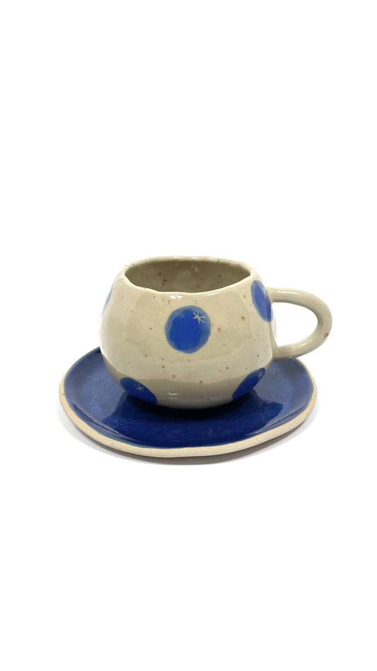 Saucer Plate - Deep blue